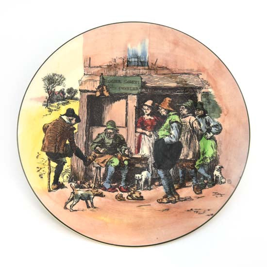 Old English Scenes Plate