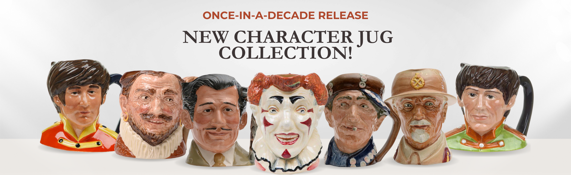 Unveiling the Spectacular: Our Once-in-a-Decade New Collection of Character Jugs