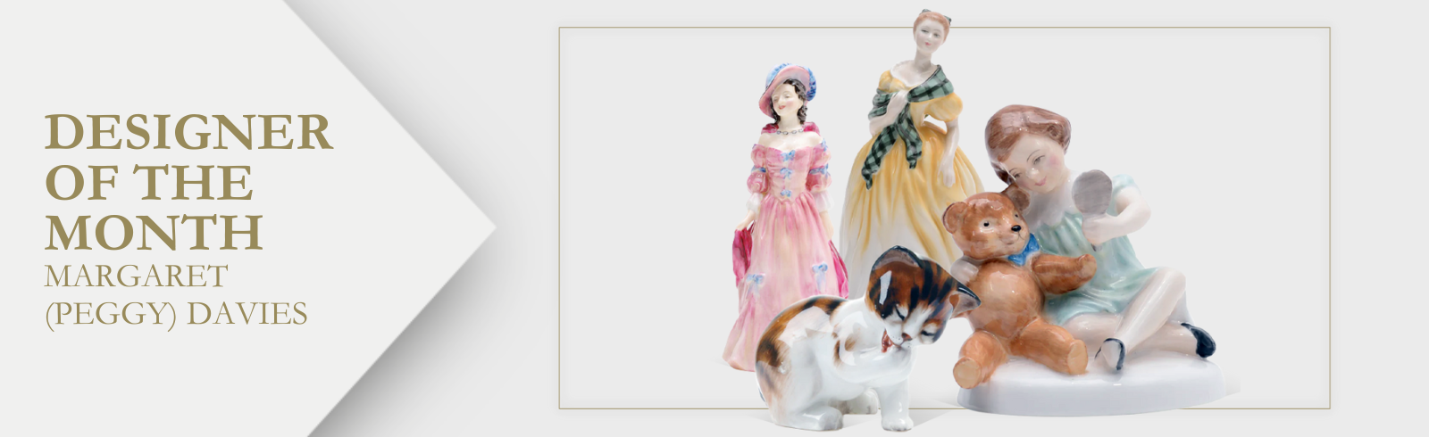 Designer of the Month: Celebrating Margaret (Peggy) Davies’ Timeless Contributions to Royal Doulton