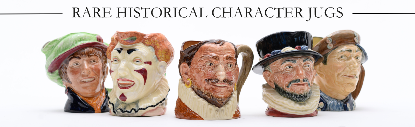 Discover the Unique History Behind Our Exclusive Character Jugs Collection