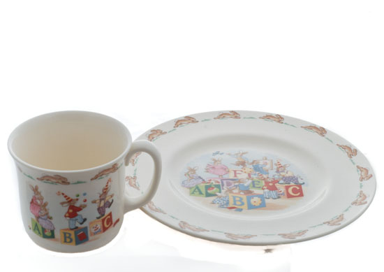 ABC Bunnykins cup & bowl set