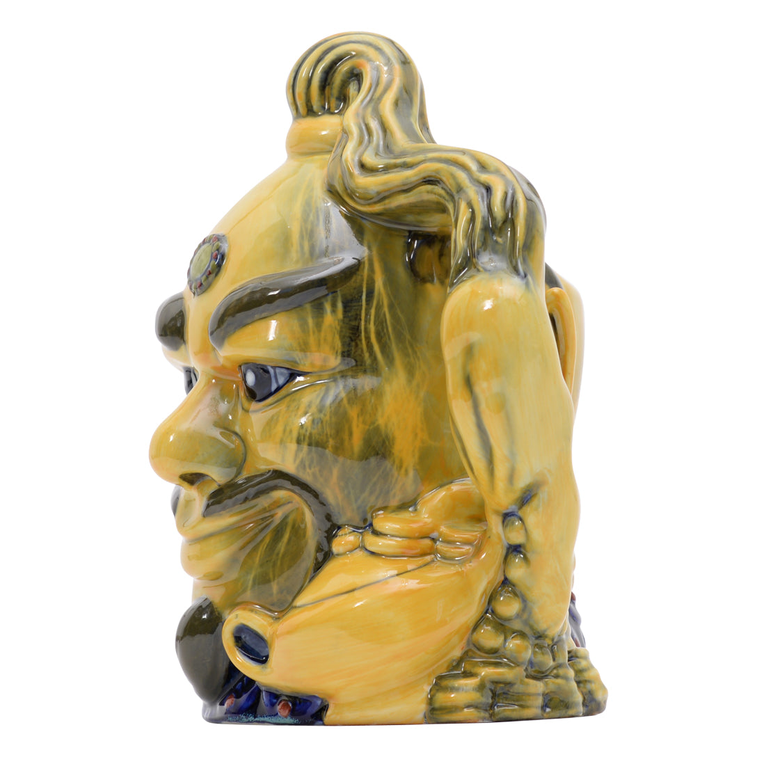 Aladdin's Genie in yellow color trial flambe character jug
