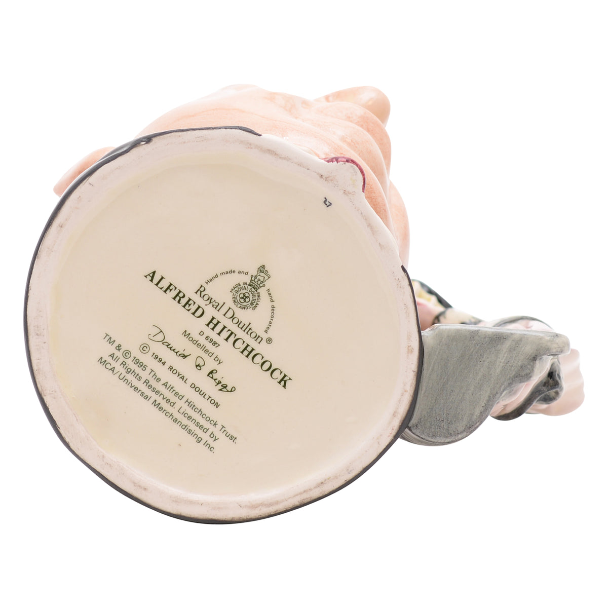 Alfred Hitchcock Large Pink Shower Curtain D6987