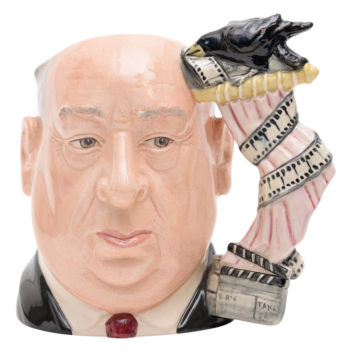 Alfred Hitchcock Large Pink Shower Curtain D6987