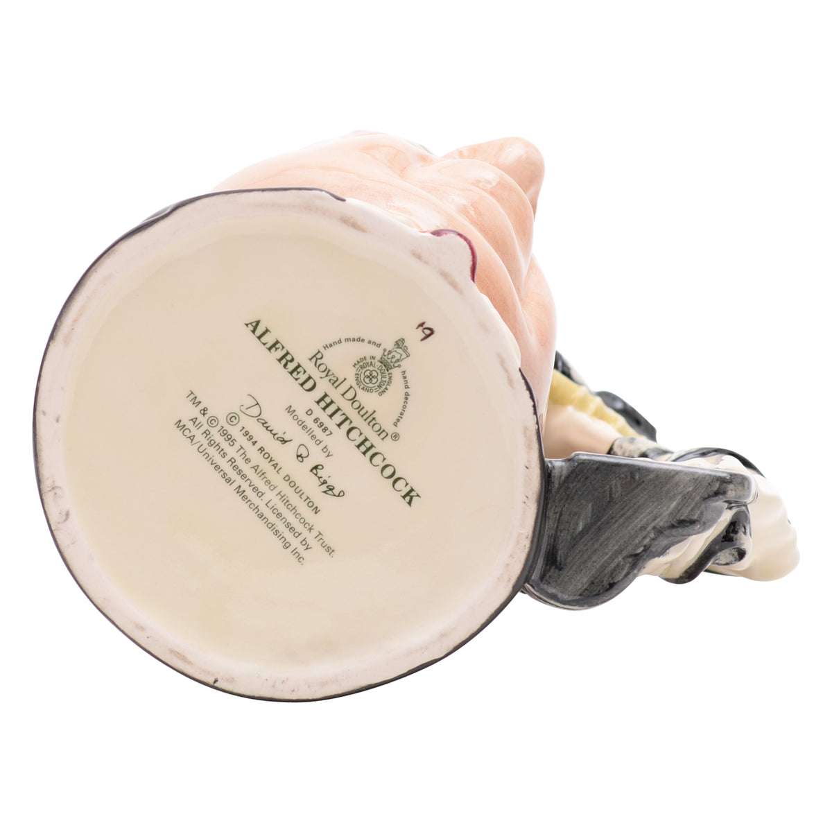 Alfred Hitchcock Large Blue Curtain