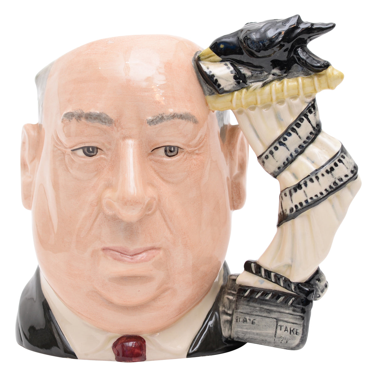 Alfred Hitchcock Large Blue Curtain