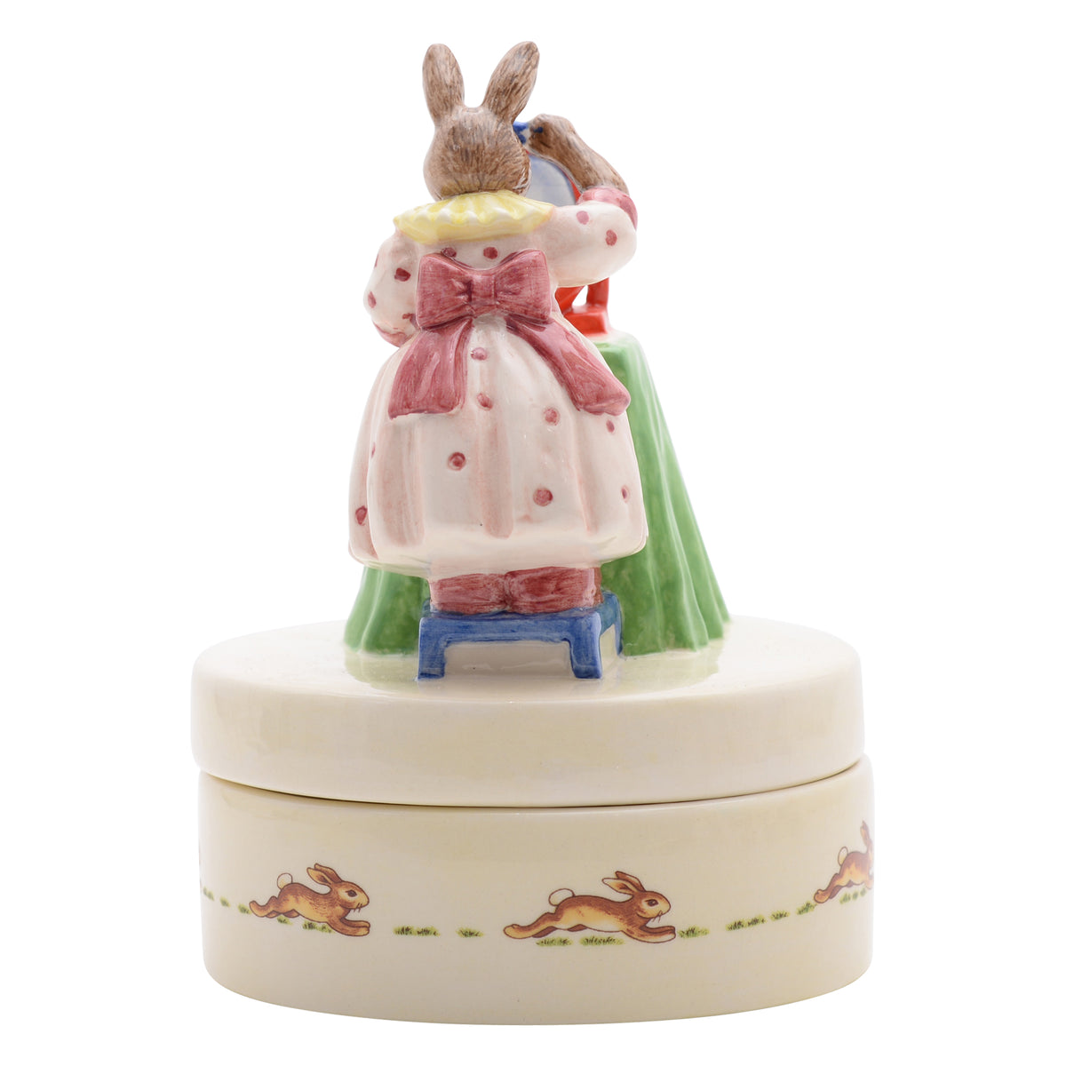All Dressed Up Bunny Trinket Box