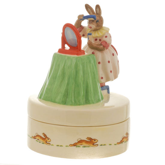All Dressed Up Bunny Trinket Box