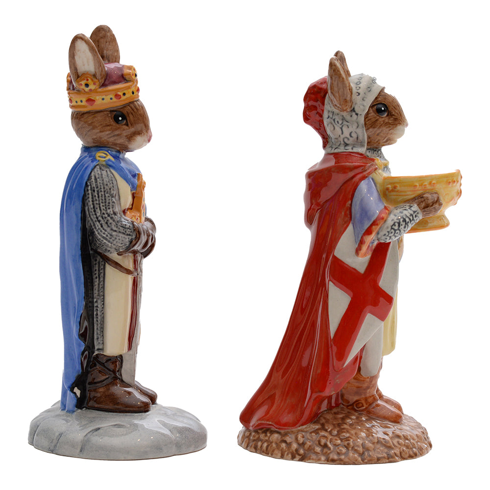 Set of 6 Bunnykins on base