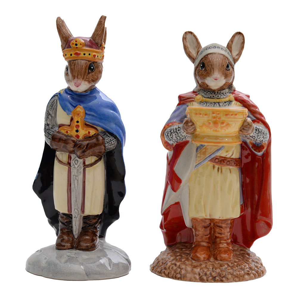 Set of 6 Bunnykins on base