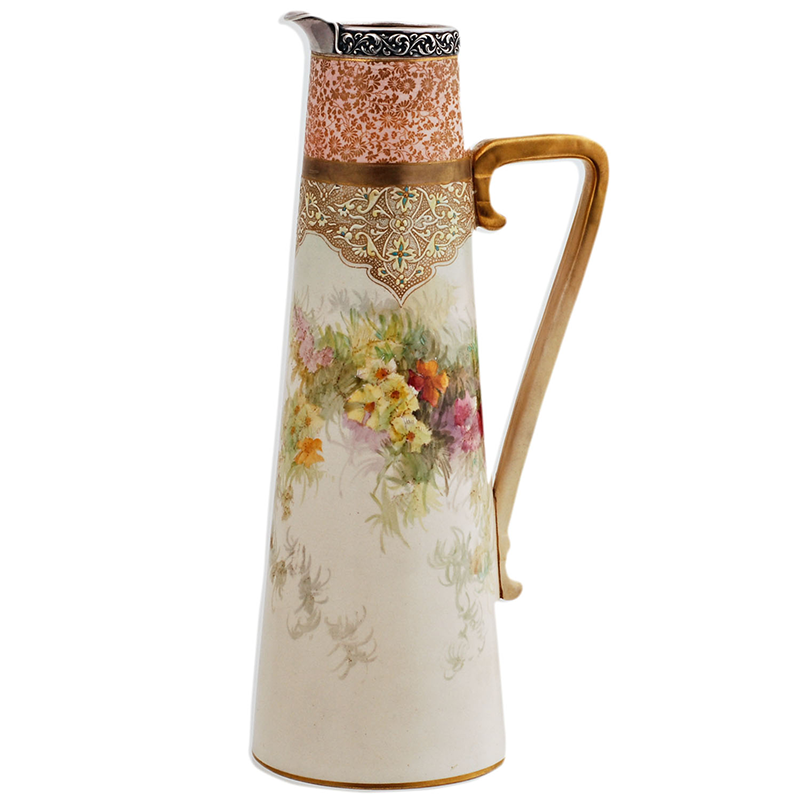Spanishware Floral Ewer