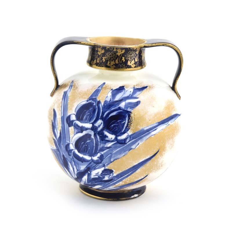 Blue Iris Vase