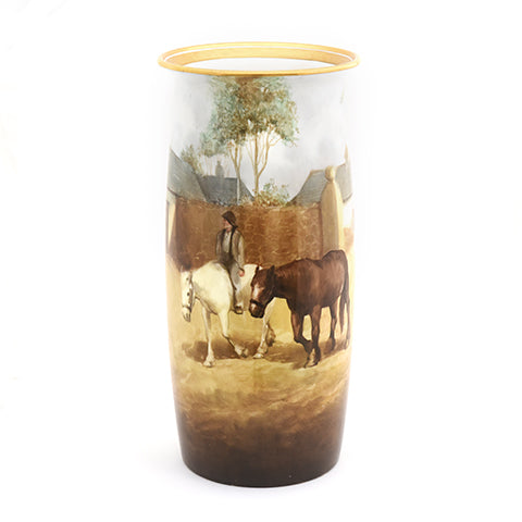 Draught Horses Vase
