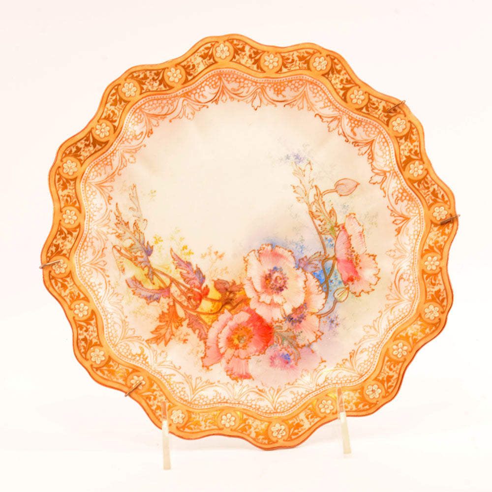 Plate, Burslem, Charles Hart Hand Painted