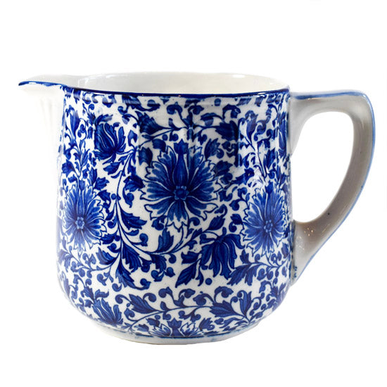 Burslem Flowers Pitcher
