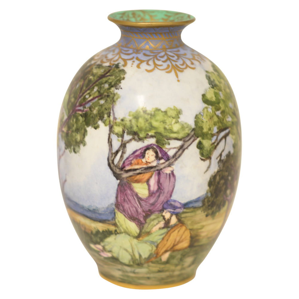 Vase Hand Painted