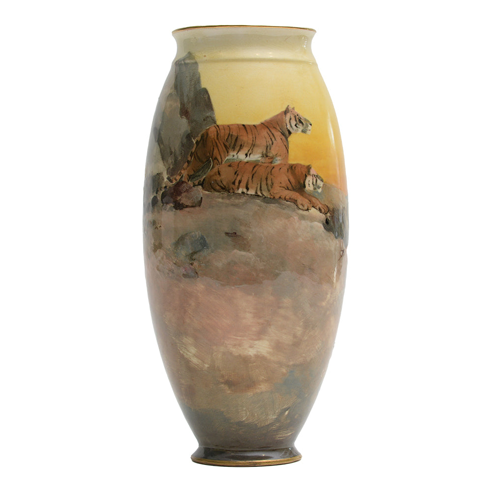 Vase Stalking Tigers