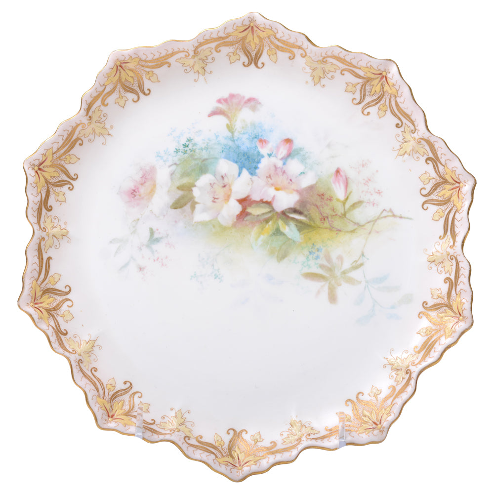 Plate Burslem Pointed