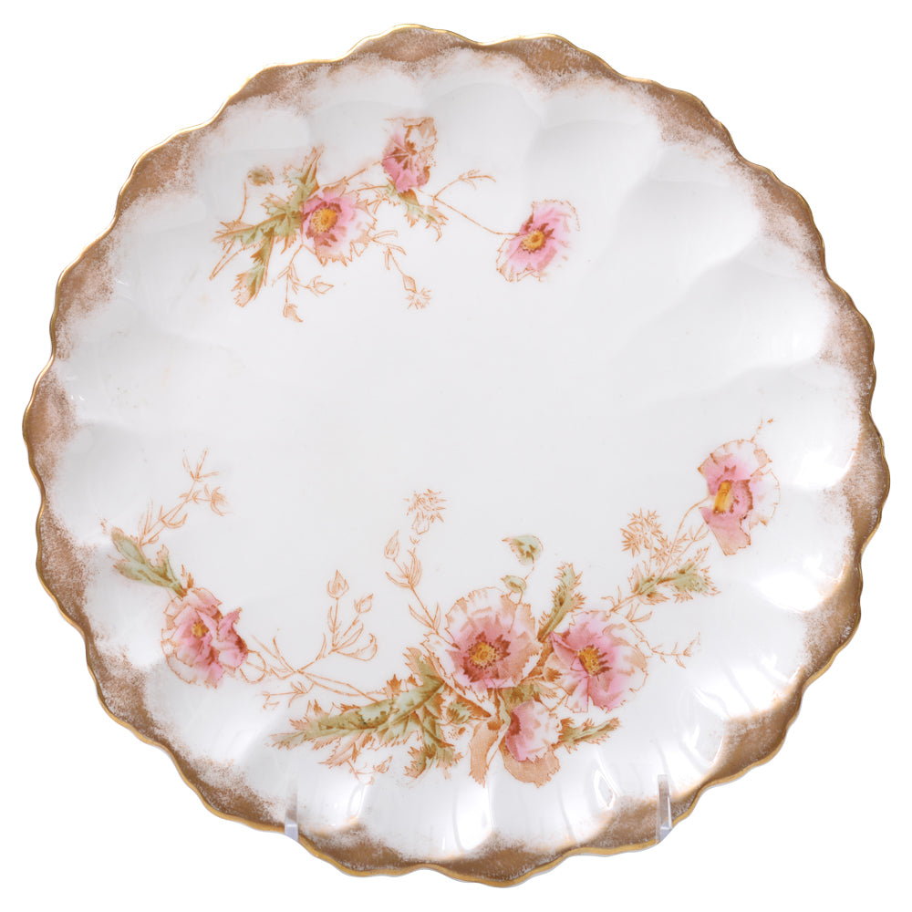 Plate Burslem Gold Trim