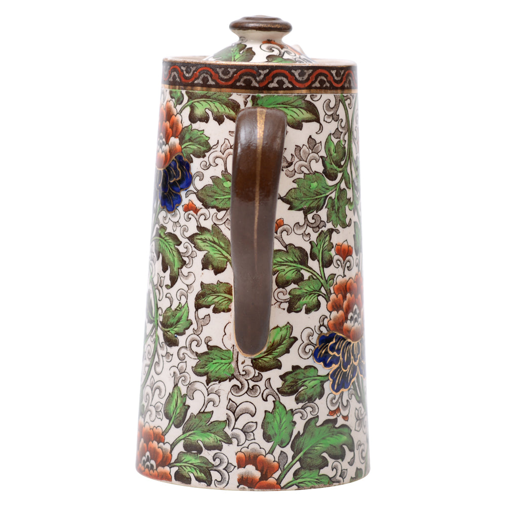 Teapot flower scene
