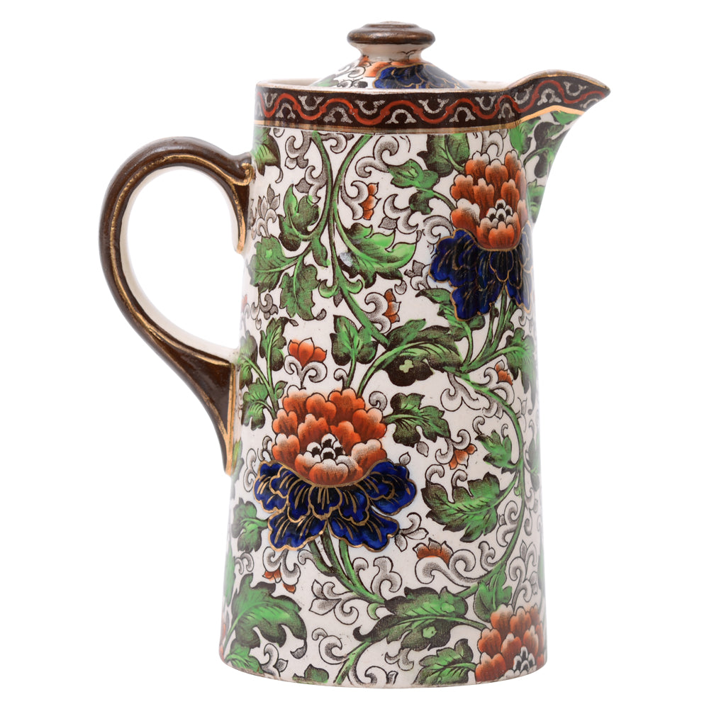 Teapot flower scene
