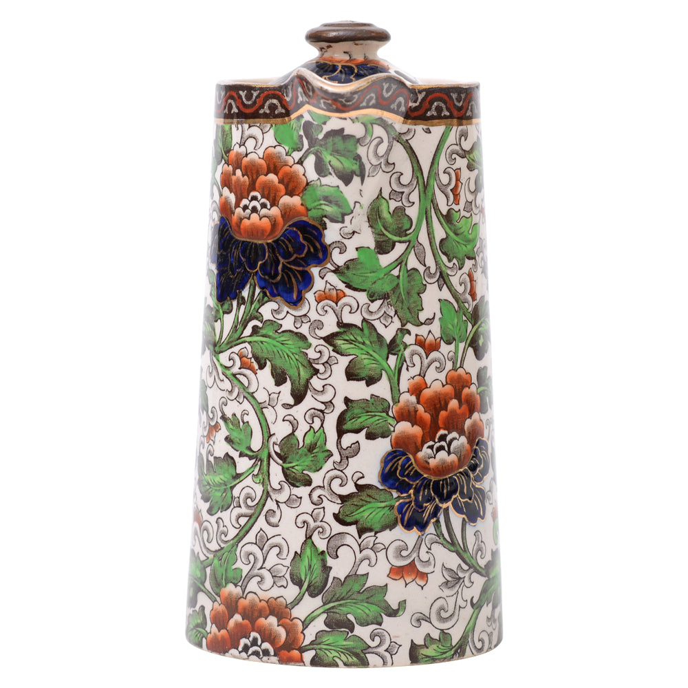 Teapot flower scene