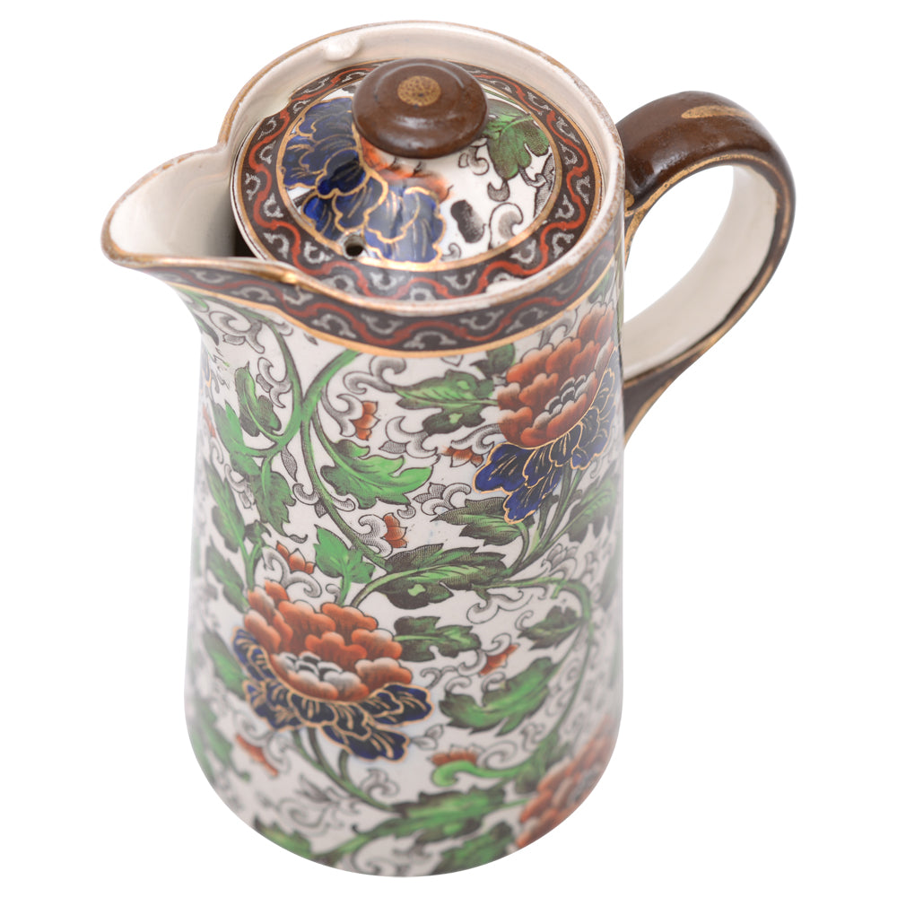 Teapot flower scene