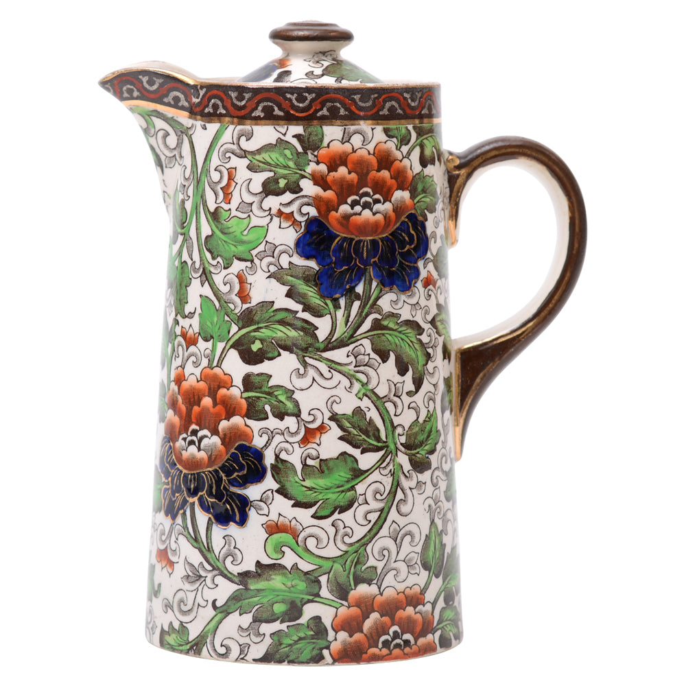 Teapot flower scene