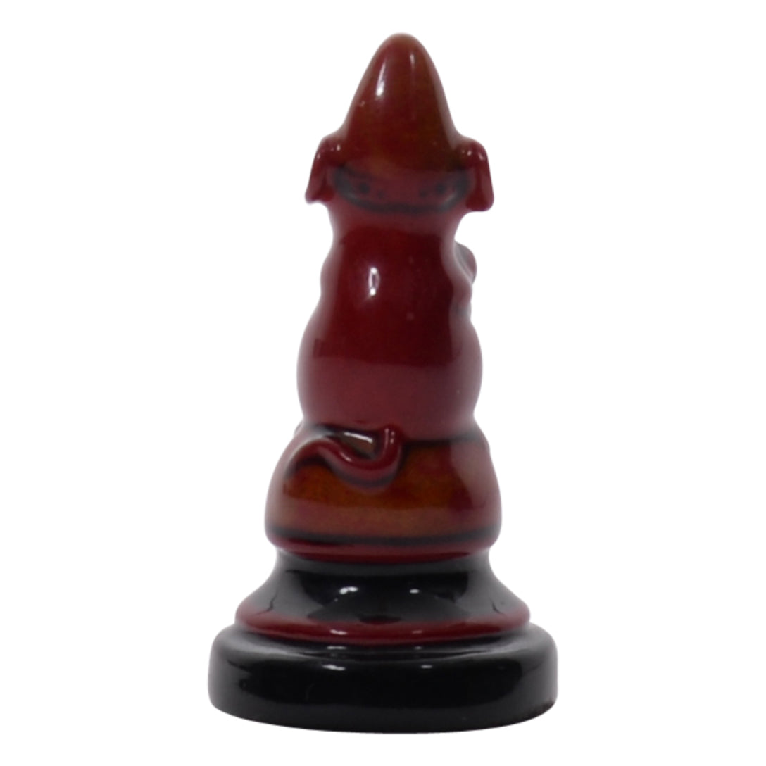Mouse Pawn Flambe mouse sculpture