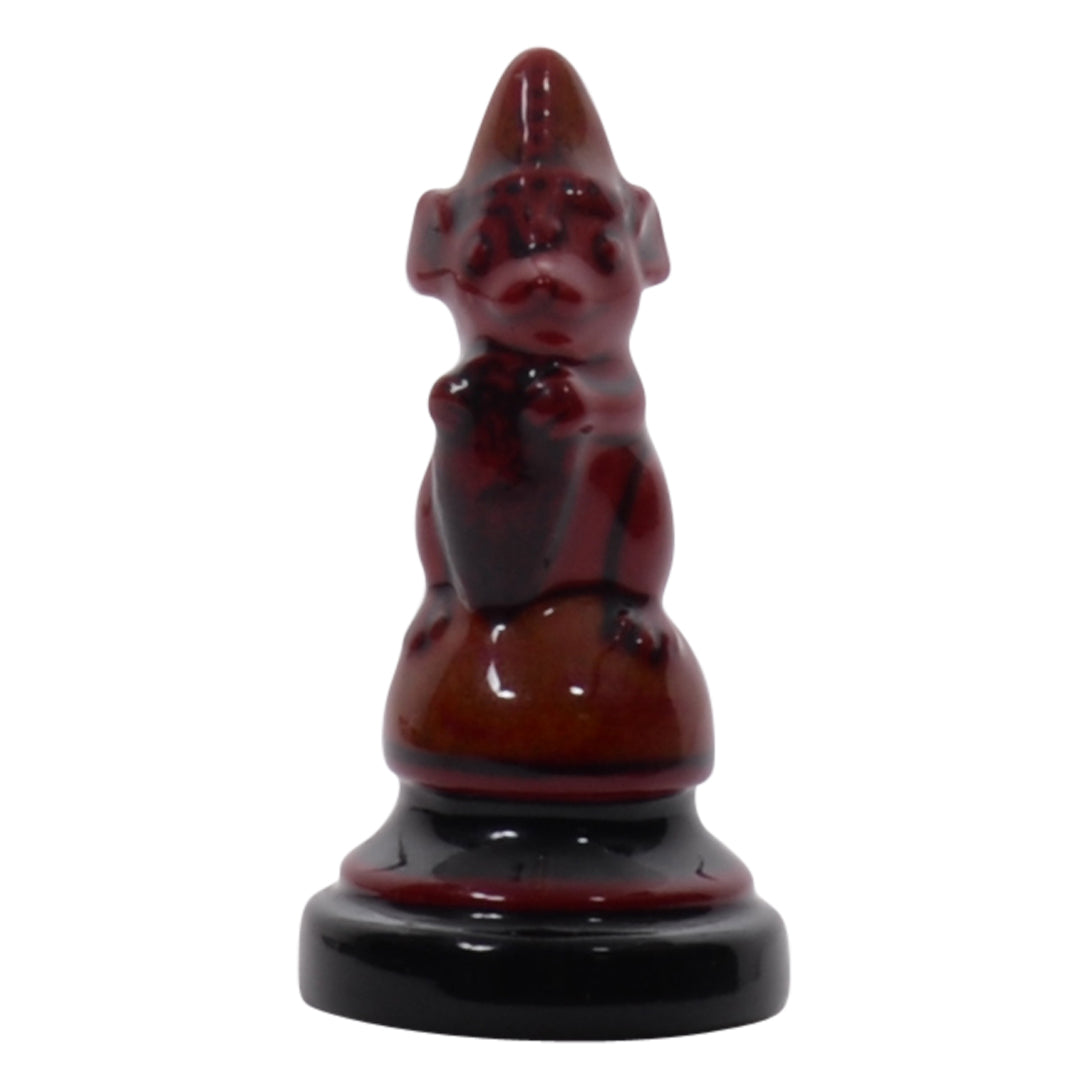 Mouse Pawn Flambe mouse sculpture