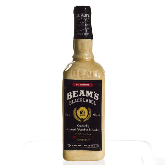 Beam's Black Label Miniature Advertisement bottle