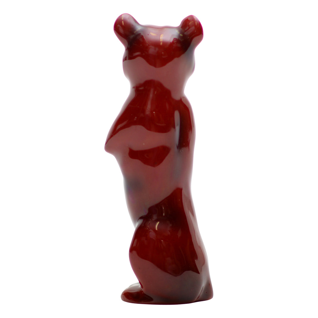 Comic brown bear flambe sculpture HN270, model 58