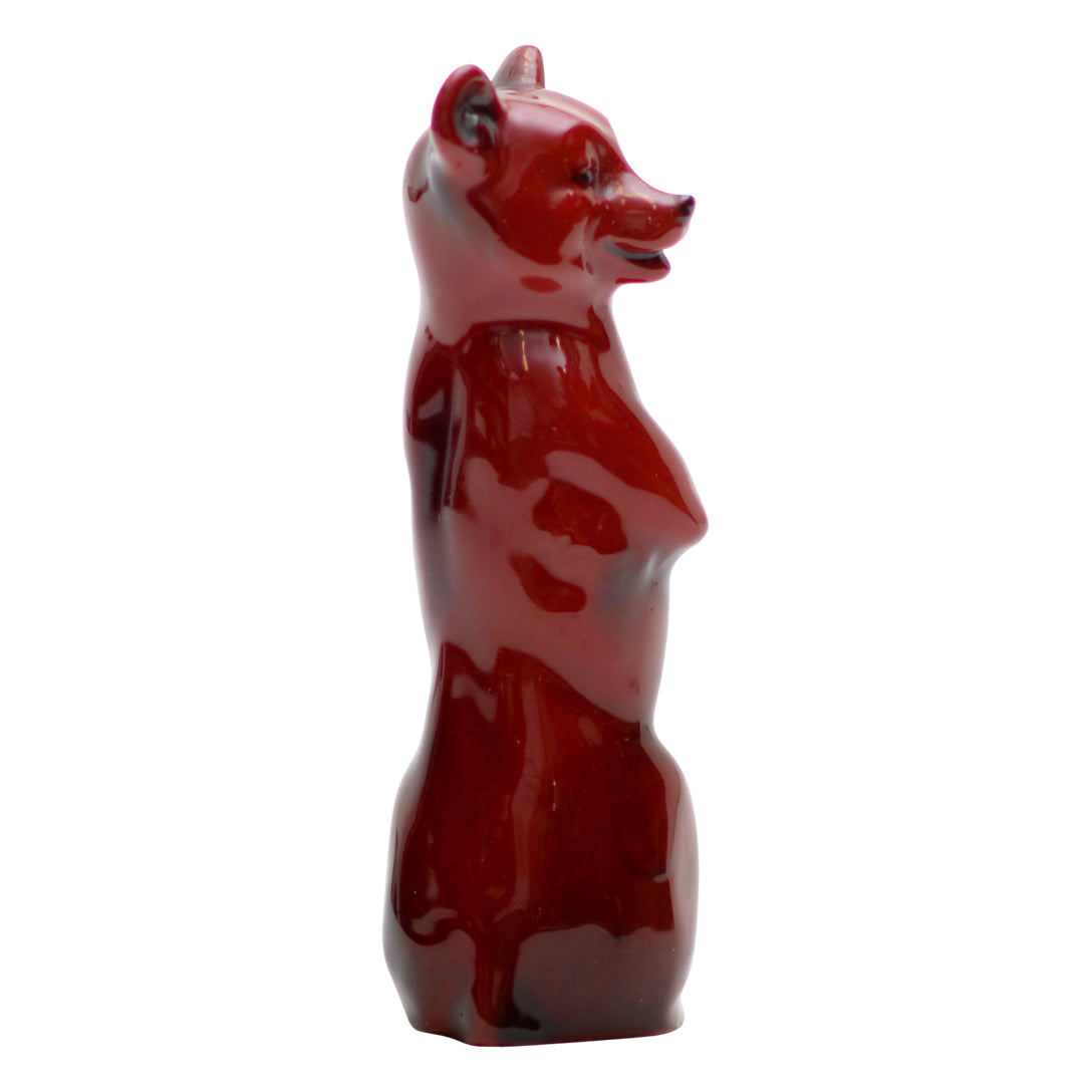 Comic brown bear flambe sculpture HN270, model 58