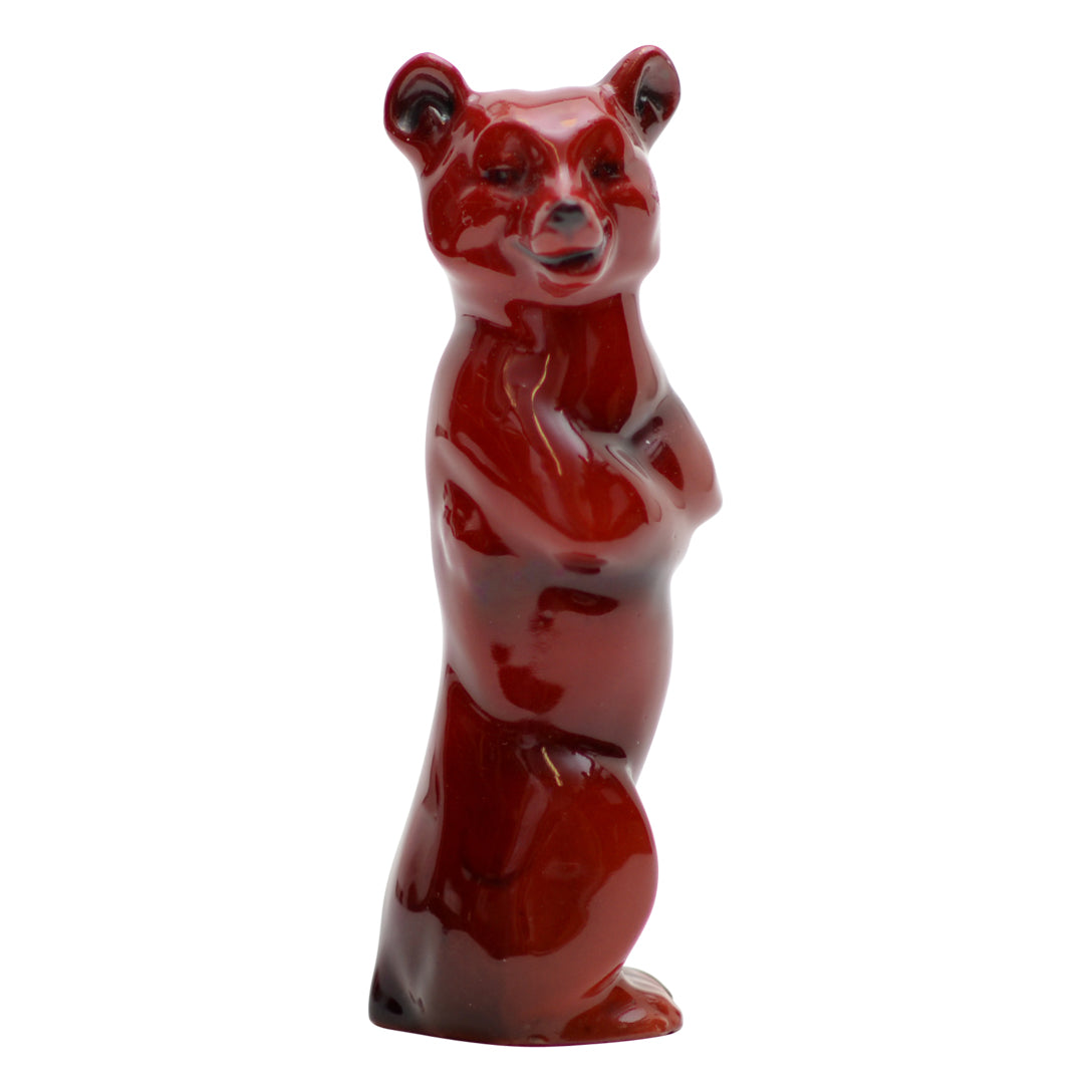 Comic brown bear flambe sculpture HN270, model 58