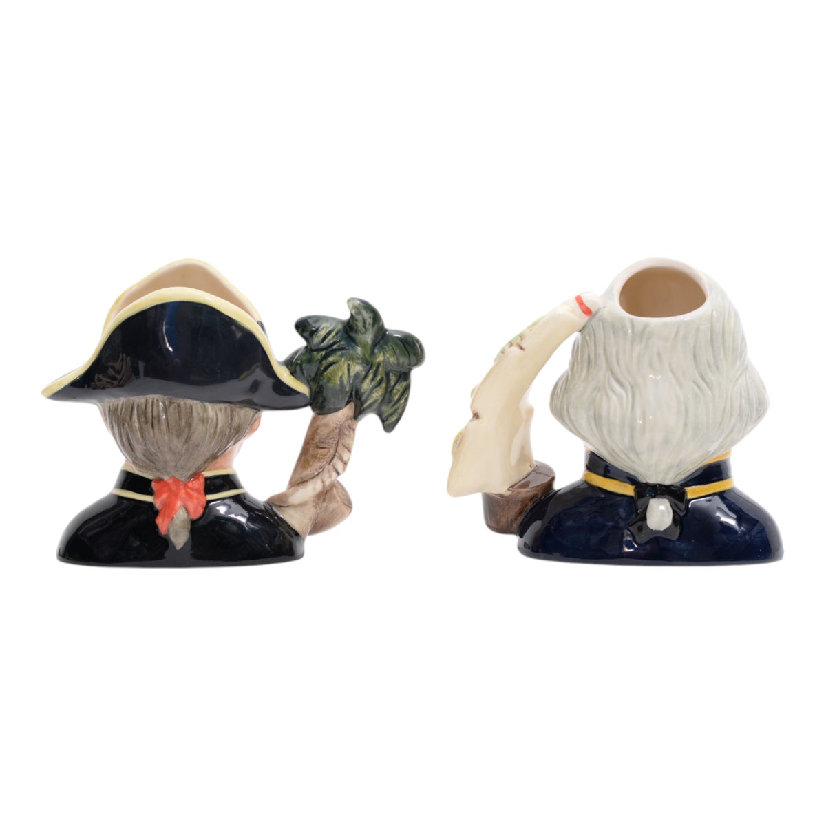 Pair of Captain Bligh & Fletcher Christian character jugs