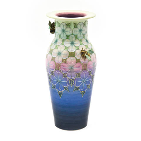 Blossom & Bee Etruscan Vase