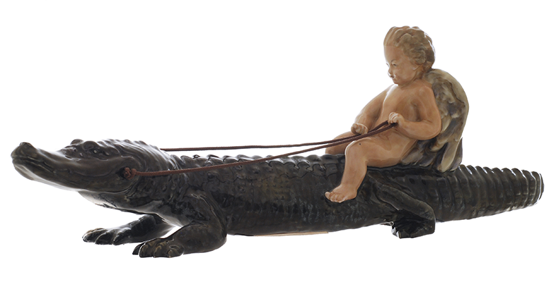 Boy on Crocodile