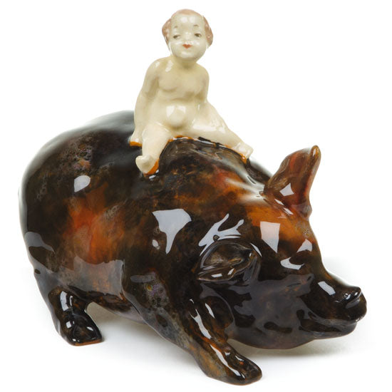 Boy on Pig