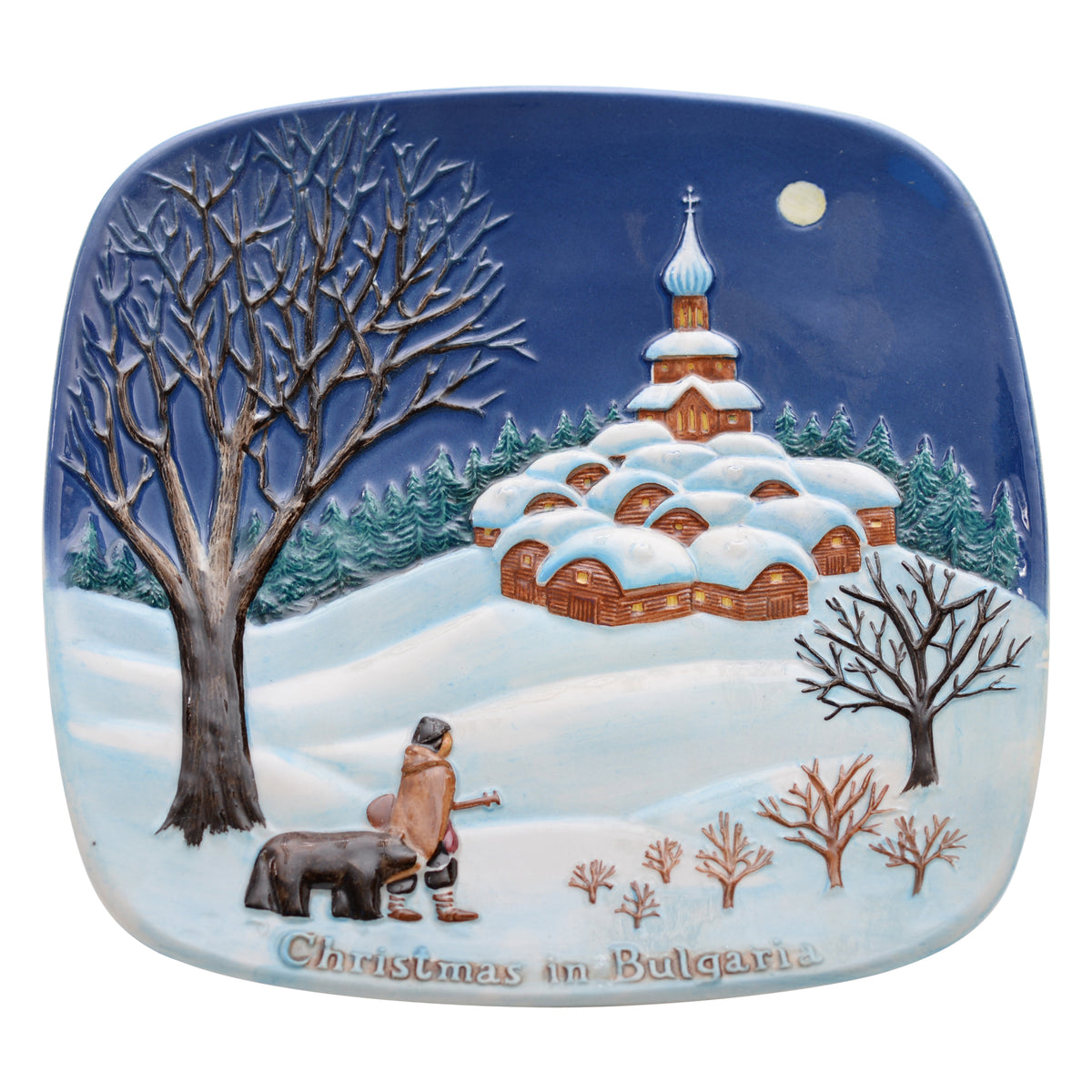 Christmas in Bulgaria Plate Beswick