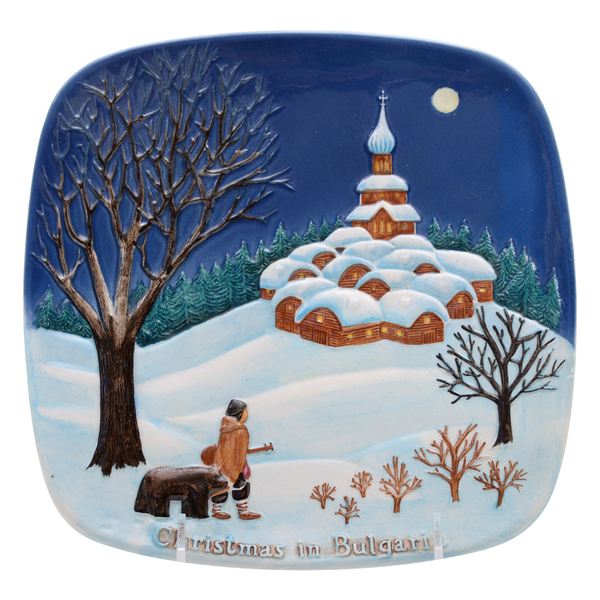 Christmas in Bulgaria Plate Beswick