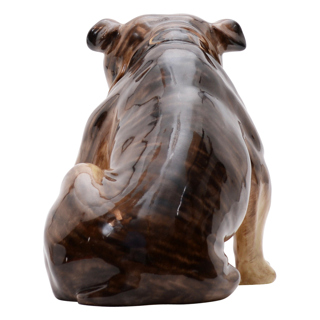 Bulldog Seated dog sculpture