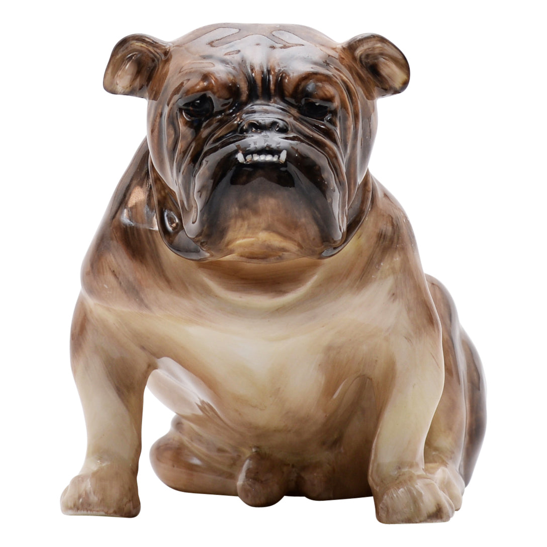 Bulldog Seated dog sculpture