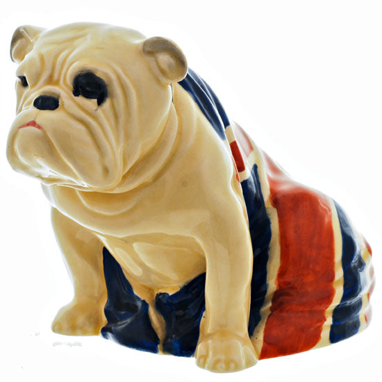 Bulldog Draped in Union Jack Large