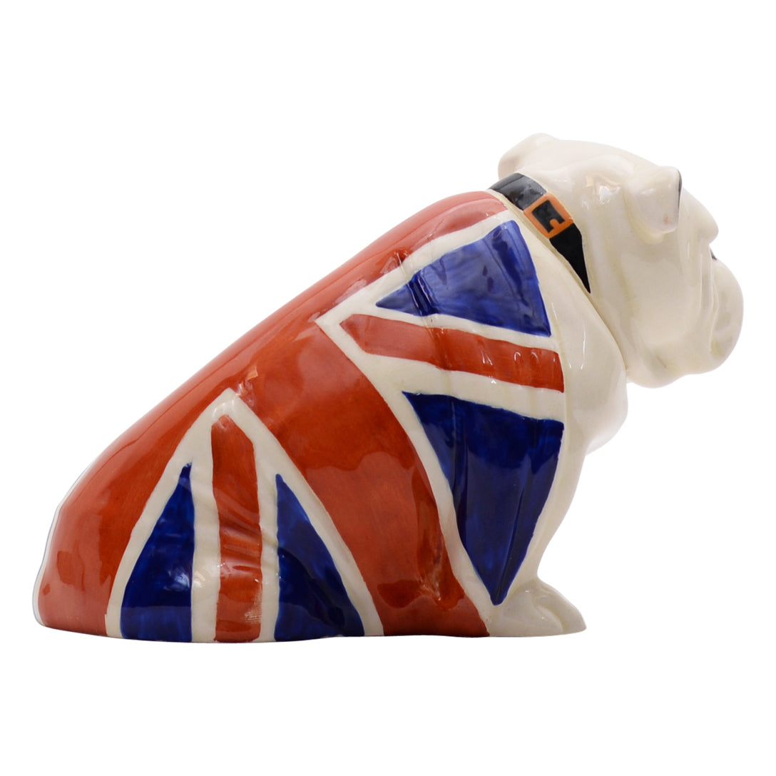 Bulldog Draped in Union Jack Medium