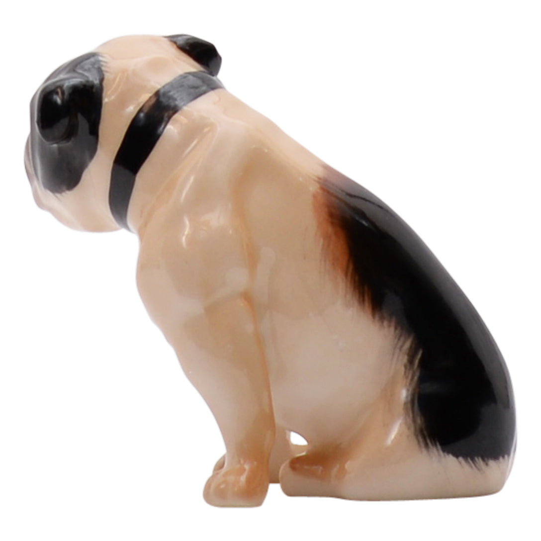Bulldog Seated Miniature dog sculpture