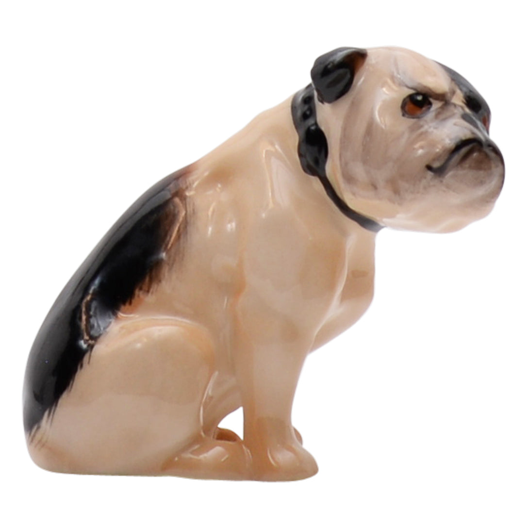 Bulldog Seated Miniature dog sculpture