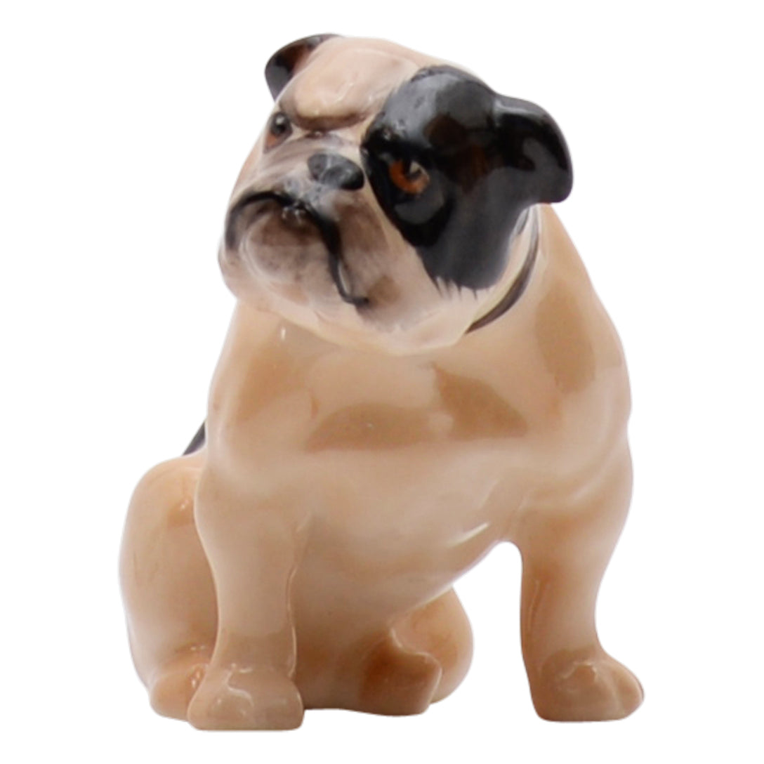 Bulldog Seated Miniature dog sculpture