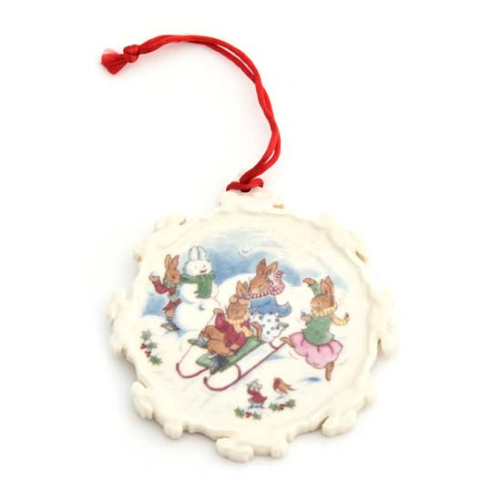 Fun in the snow Christmas Ornament