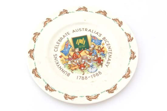 Australian Bicentenary Bunnykins plate
