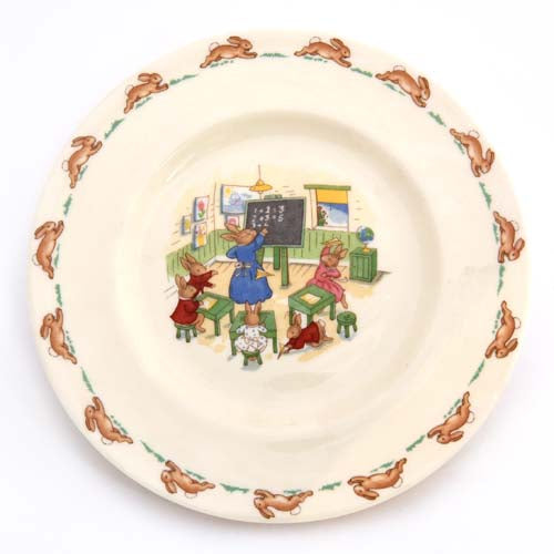 Math Lesson Bunnykins plate
